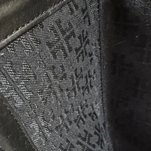 Tory Burch Black Leather Riding Boots Sz 9 - Picture 10 of 12